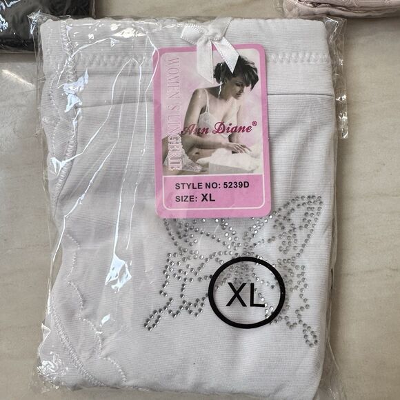 Lot of Ann Diane Women’s High Waist Cotton Briefs XL w/Hidden Pocket 4 Colors - Picture 14 of 16